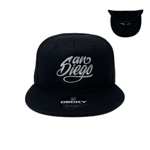 Sombrero San Diego Snapback todo negro - Imagen 1 de 7