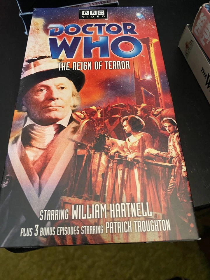 Doctor Who-The Reign of Terror-2 vhs-William Hartnell-bonus Troughton episodes - Image 1 of 1