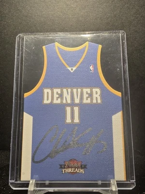 121174 - CHRIS DIFFERENTEN BIRDMAN 2010-11 PANINI THREADS AUTÓGRAFO TROQUELADO COCHE /25 Foto 1 de 2