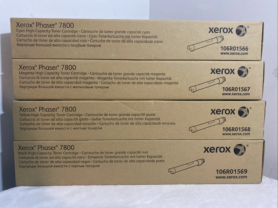 GENUINE XEROX 106R01569 (PHASER 7800) BLACK HIGH-CAPACITY TONER