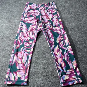 Women’s Tek Gear Ultrastretch Capri Leggings Small Floral - Picture 1 of 6