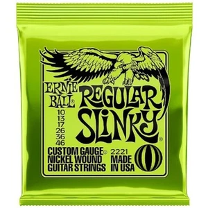 Ernie Ball Electric Guitar Strings 2221 Regular Slinky Nickel  Wound (10-46) - Picture 1 of 6