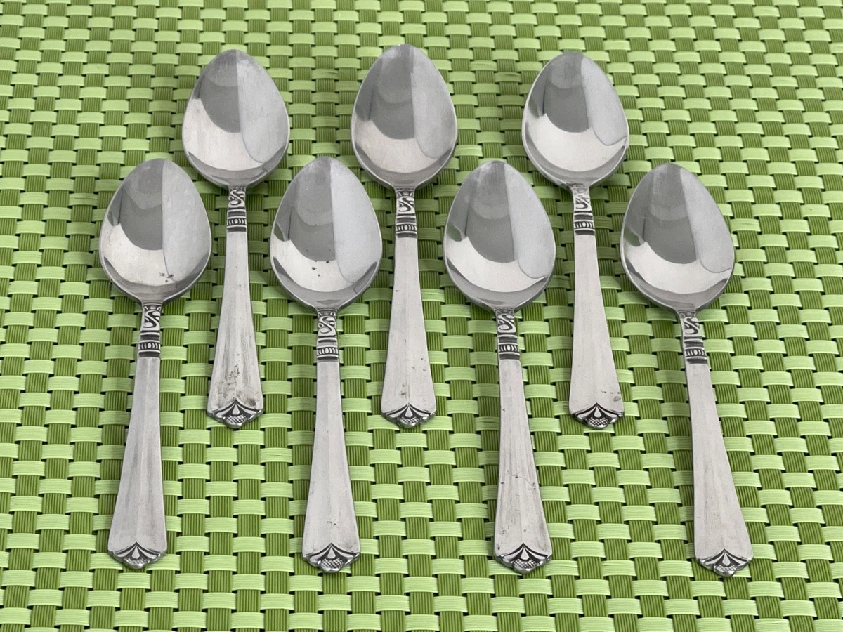 6 Cucharas De Cena Orleans CHERIE De Acero Inoxidable Con