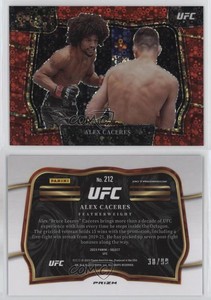 2023 Panini Select UFC Octagonside H2 Red Disco Prizm /99 Alex Caceres #212