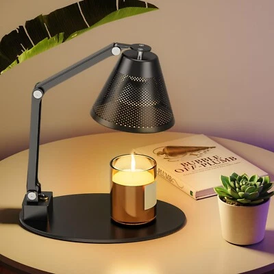 Lámpara Calentador de Velas con Temporizador y Regulable, Lámpara de Fusión de Cera Plegable Foto 1 de 4