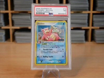 Pokemon SLOWBRO 13/115 | PSA 7 | Near Mint | EX Unseen Forces | 2005 - Image 1 of 2