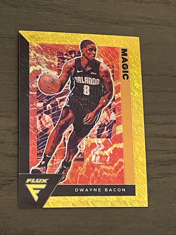 2020-21 Panini Flux Gold Mojo Dwayne Bacon #130 Orlando Magic /10 - Image 1 of 2