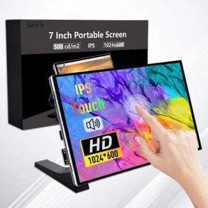 7 inch 1024x600 60Hz IPS Capacitive Touch Screen with Speakers for Raspberry Win - Picture 1 of 8