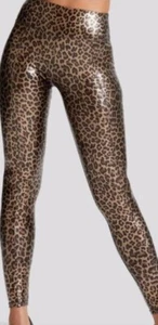 Ann Summers Animal Print PU Leggings XXL 24 26 - Picture 1 of 4