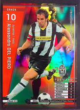 2008-09 Panini WCCF CRACK Alessandro Del Piero Juventus rare refractor card