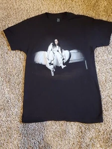 Billie Eilish Tour Logo T-Shirt schwarz Konzert Pop Art Größe XS - Bild 1 von 5