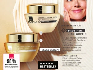 Avon Anew ULTIMATE FIRM & SUPPLE je 50ml Tages & Nacht creme Top Pflege ab 50 - Bild 1 von 5