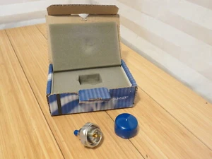 NOS HUBER+SUHNER 33_716-PC35-50-1/133_WE 716 Plug Male to PC 3.5 Female Jack - Picture 1 of 9
