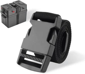 39 Inch Battery Hold Down Strap with Adjustable Buckle,Universal Car Black - Bild 1 von 7