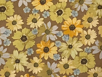 Martha Negley Rowan 绗缝织物/花场 - 黄色 0.5 码 — 第 1/3 张图片