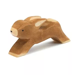 Ostheimer Hase laufend braun Spielfigur Holzfigur 15002 - Bild 1 von 1