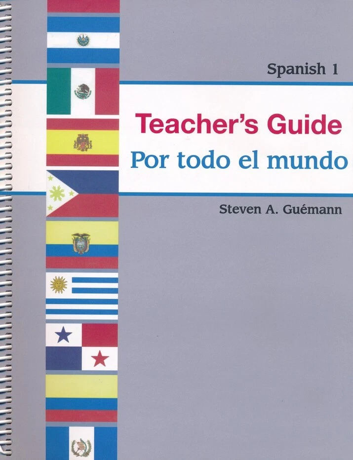 BRAND NEW! Abeka Por todo el mundo Spanish Year 1 TEACHER GUIDE - Compare at $41 - Image 1 of 1