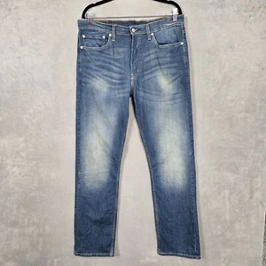 Levis 513 Jeans Mens 34x32 Blue Slim Straight - Picture 1 of 8