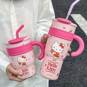 Sanrio kawaii hello gatito botella de agua aislada linda taza regalo *STOCK LIMITADO* - Imagen 1 de 8