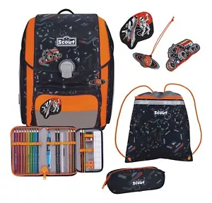 Scout Basic Genius Set 4-teilig Schulranzen Space Data schwarz - Bild 1 von 10