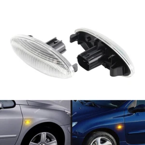 2xTurn Signal Lamp Marker Light Clear Dynamic LED For Toyota Corolla Auris Yaris - Imagen 1 de 7