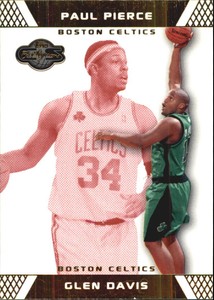 2007-08 Topps Co-Signers Gold Red Basketball Card #94 Glen Davis/Paul Pierce/109