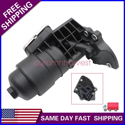 Carcasa de filtro de aceite de motor para Kia Sedona Sorento Hyundai Santa Fe V6 3,3 L 3,5 L Foto 1 de 4