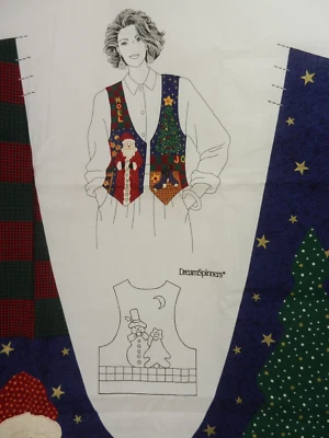 "Christmas Vest" by DreamSpinners for VIP Cranston Printworks Co XS-S-M-L - Image 1 of 4