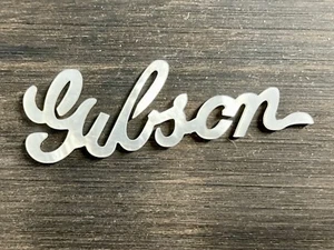 Gibson Inlay Script Late 1930s 1940s Logo Restoration Solid Mother of Pearl USA! - Picture 1 of 6