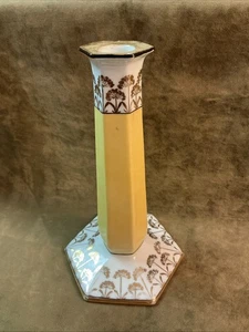 1920er Sandwich Schwester Corsicana Texas Porzellan handbemalt Kerzenständer wie besehen - Bild 1 von 6