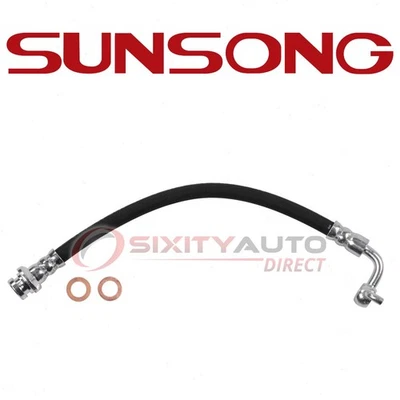 Sunsong Rear Left Brake Hydraulic Hose for 2015 Infiniti Q40 - Hoses Pipes  vy - Изображение 1 из 4