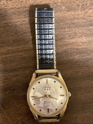 Reloj de vestir mecánico vintage Benrus serie autoenrollable #3021 esfera plateada Foto 1 de 4