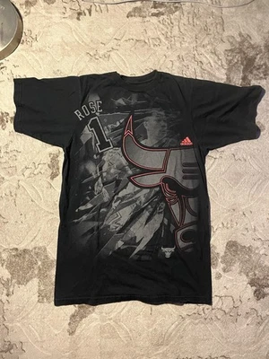 Camiseta Adidas Chicago Bulls D Rose tamanho pequeno - Imagem 1 de 3