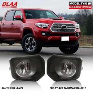 2Pcs Front Fog Lights Assembly w/ Clear Grills Bumper For Toyota SIENNA 16-17 - Picture 1 of 6