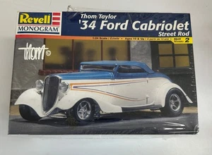 Revell/Mono 85-7647 Thom Taylor 1934 Ford Cabriolet Street Rod SEALED - Picture 1 of 6