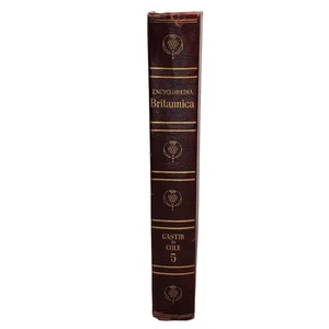 1959 Edition Encyclopedia Britannica Vtg HC Volume 5 CASTIR to COLE Educational - Imagen 1 de 9