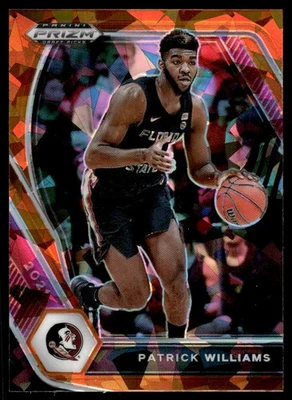 2021-22 Panini Prizm Draft Picks Prizms Orange Ice Patrick Williams #47 20391 - Image 1 of 2