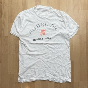 Vintage 90s Rodeo Drive Beverly Hills Rolls Royce Single Stitch White T-Shirt - Picture 1 of 5