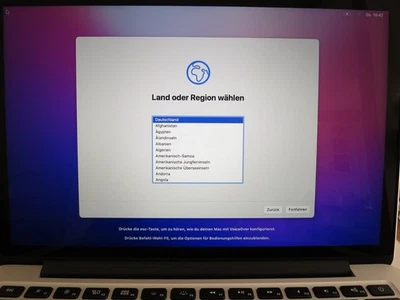 Apple MacBook Pro 13.3 Retina A1502 Komplett TOPZUSTAND QWERTZ - Bild 1 von 4