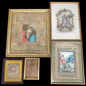COLLECTION D'ESTAMPES, GRAVURES ET RELIEFS RELIGIEUX. ESPAGNE. XVIII - XIXE - Picture 1 of 9