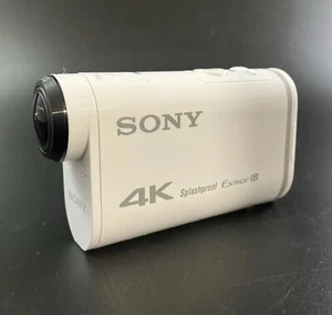 Sony FDR-X1000V 4K Splashfroof Exmor R Action Camera 16GB Waterproof Case TESTED - Picture 1 of 21