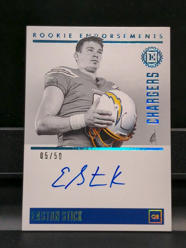 2019 Panini Encased Endorsements Sapphire 05/50 Easton Stick #RE-EST Rookie Auto - Image 1 of 3