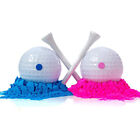 Gender Reveal Golfbälle blau rosa explodierender Golfball Set Mädchen oder Junge Baby