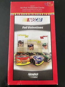 Vintage NASCAR Racing Valentine’s Day Box w/32 Foil Cards New Old Stock ❤️🏎️ - Picture 1 of 2