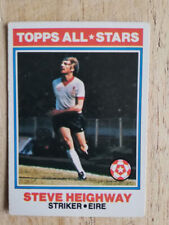 STEVE HEIGHWAY LIVERPOOL LEGEND 1978 TOPPS ALL STARS CHEWING GUM CARD