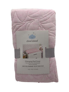Changing Pad Cover Pink Leaves - Cloud Island - Pink New