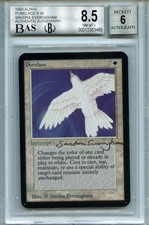 MTG Alpha Purelace BGS 8.5 NM-MT+ BAS 6 Signed Magic Card WOTC Amricons 3489