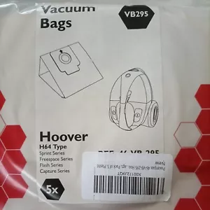 For Hoover Capture TCP2011 H64 H63 H58 266 Vacuum Cleaner Bags Pack Of 5 - Picture 1 of 3