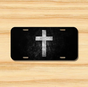 Jesus Cross License Plate Vehicle Auto Tag Religious Peace Love  FREE SHIPPING - Bild 1 von 3