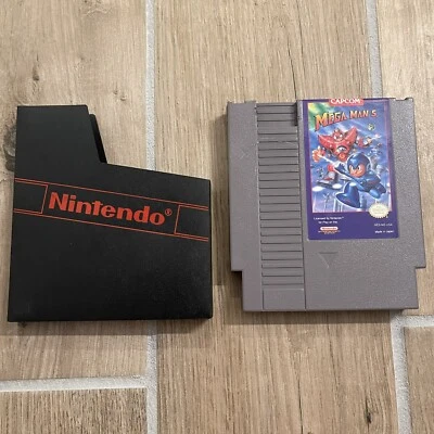 Mega Man 5 (Nintendo Entertainment System, 1992) NES Authentic Tested & Works!!! - Image 1 of 4